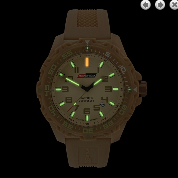 Isobrite ISO305 Valor Tan with Tan Diving T100 - Picture 5 of 5